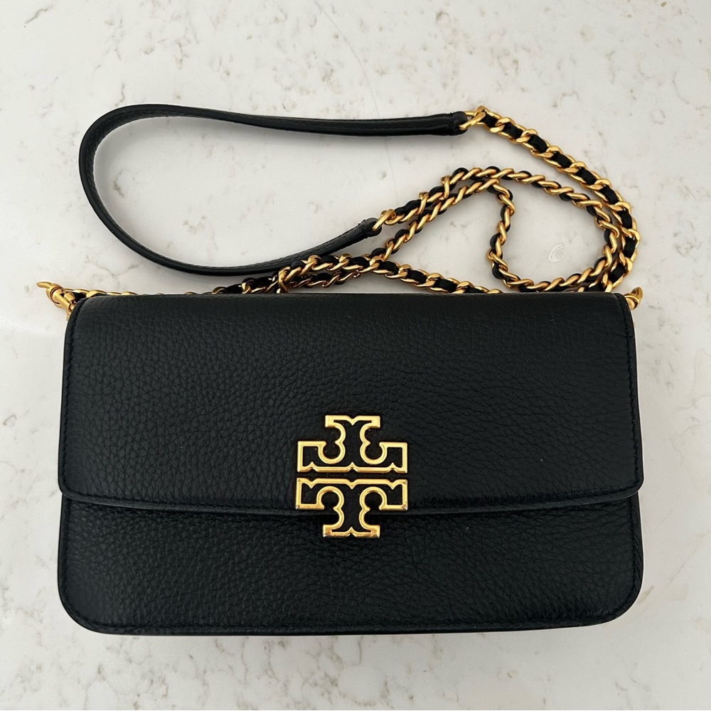 Tory Burch Britten Chain Wallet w/ Wristlet 141012